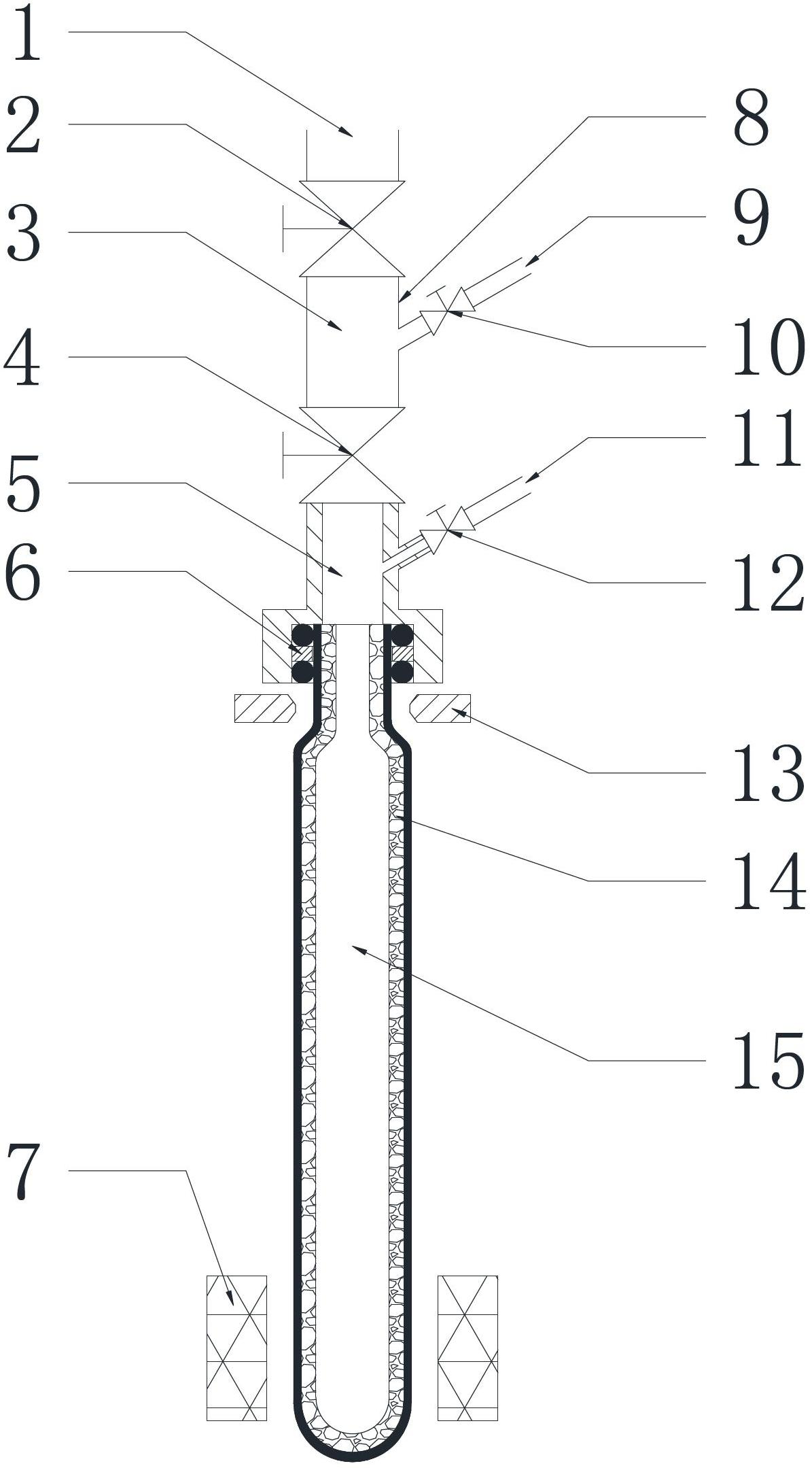 Heat pipe vacuum liquid filling and degassing method and equipment adopting same