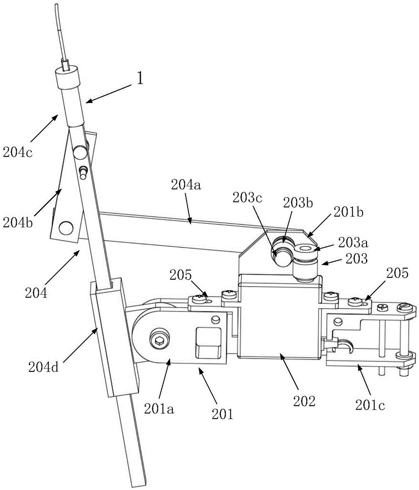 Four-foot-swing wall-climbing robot with driven waist joint