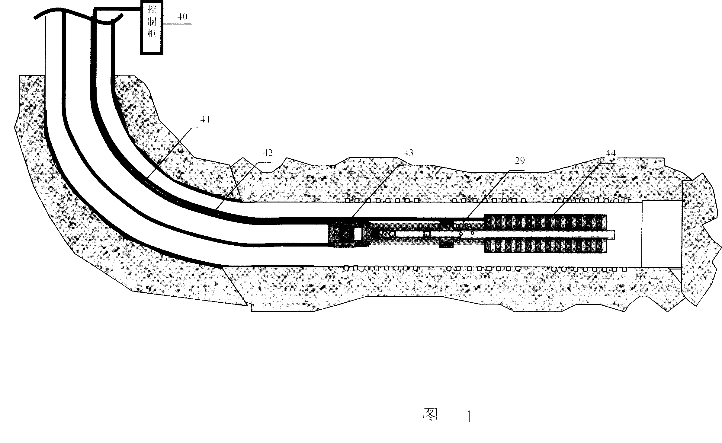 Lifting device of electric submersible piston pump in horizontal wells