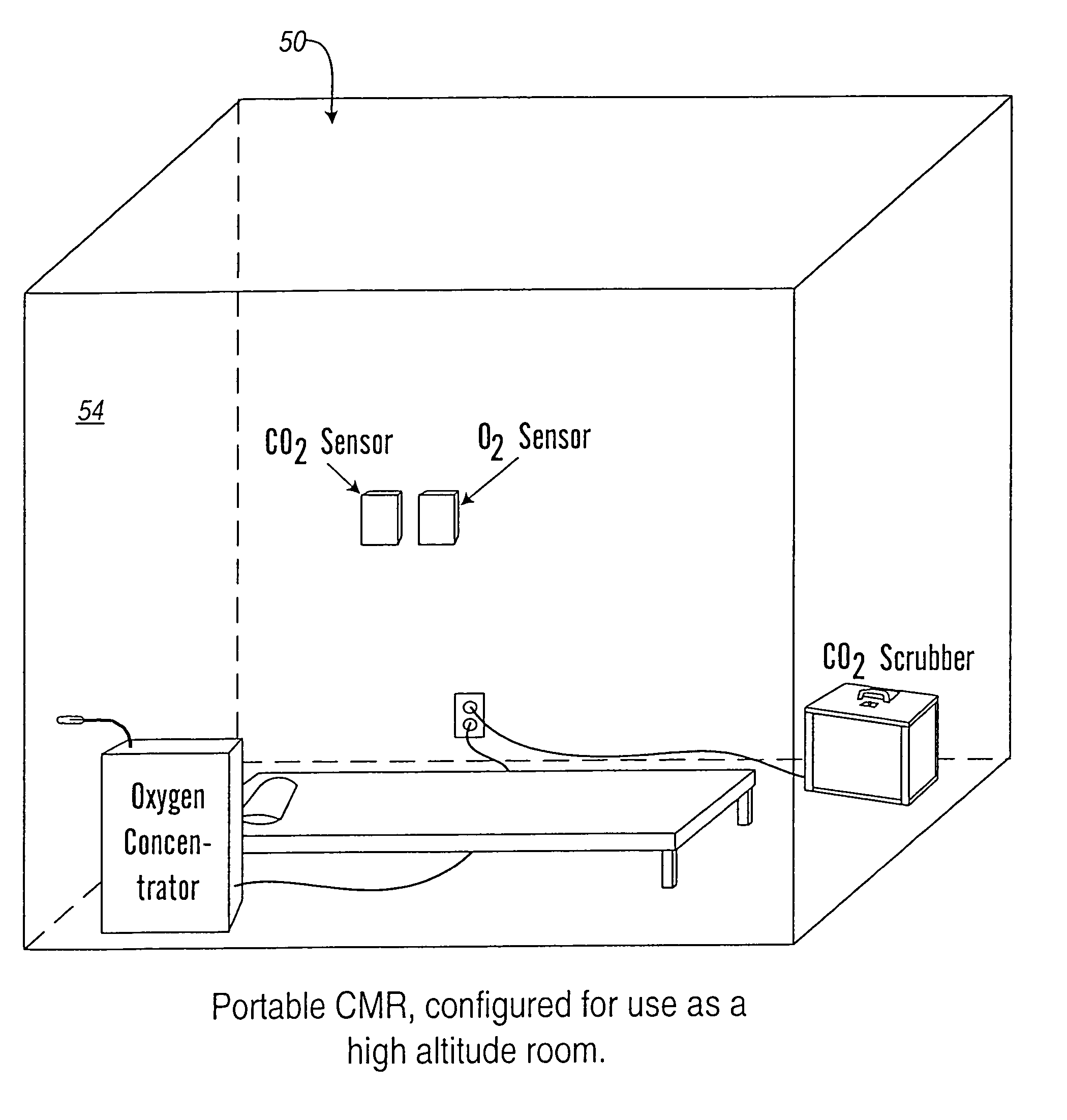 Method and system for reducing body weight in an enclosed atmospheric environment