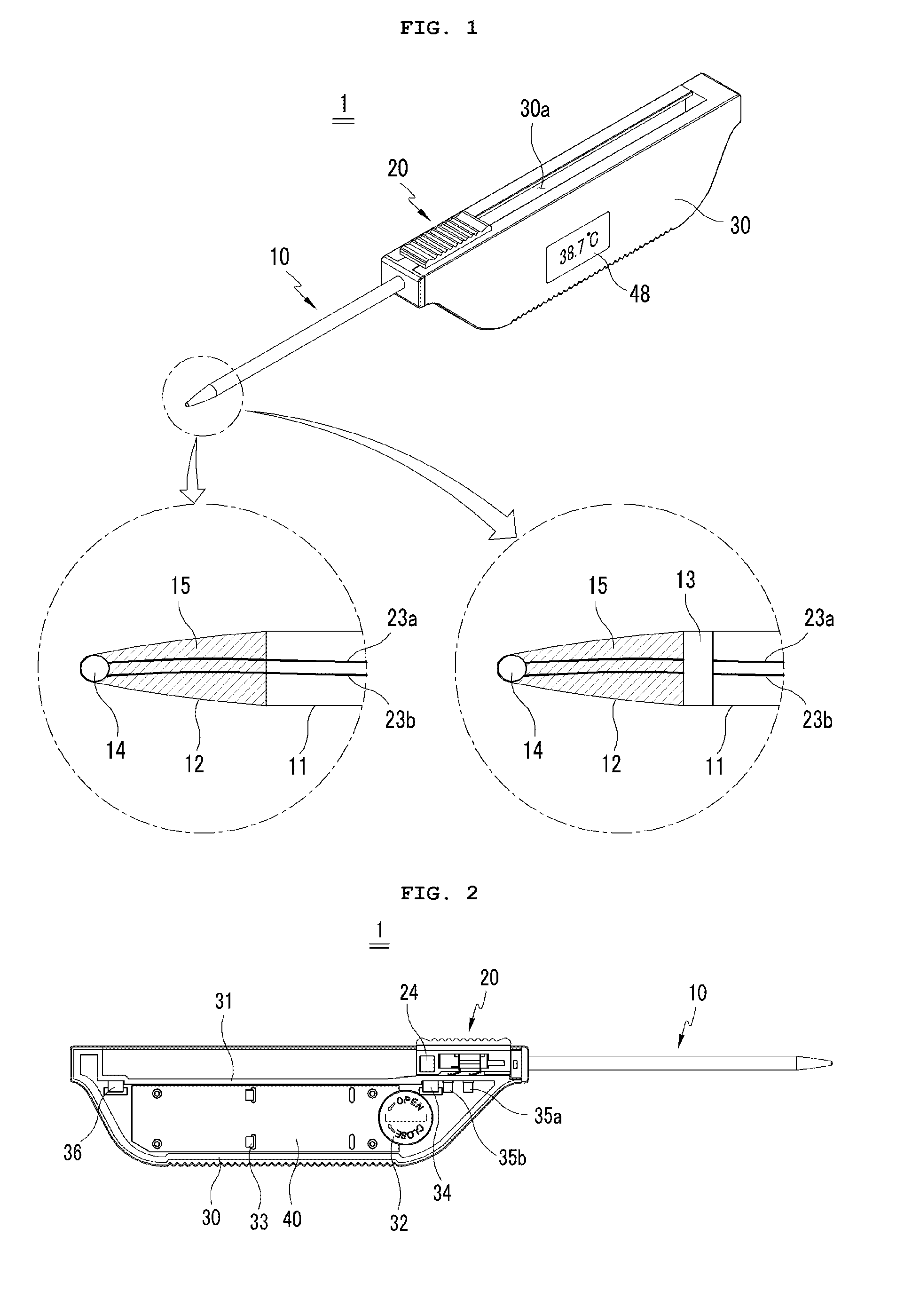 Safety thermometer