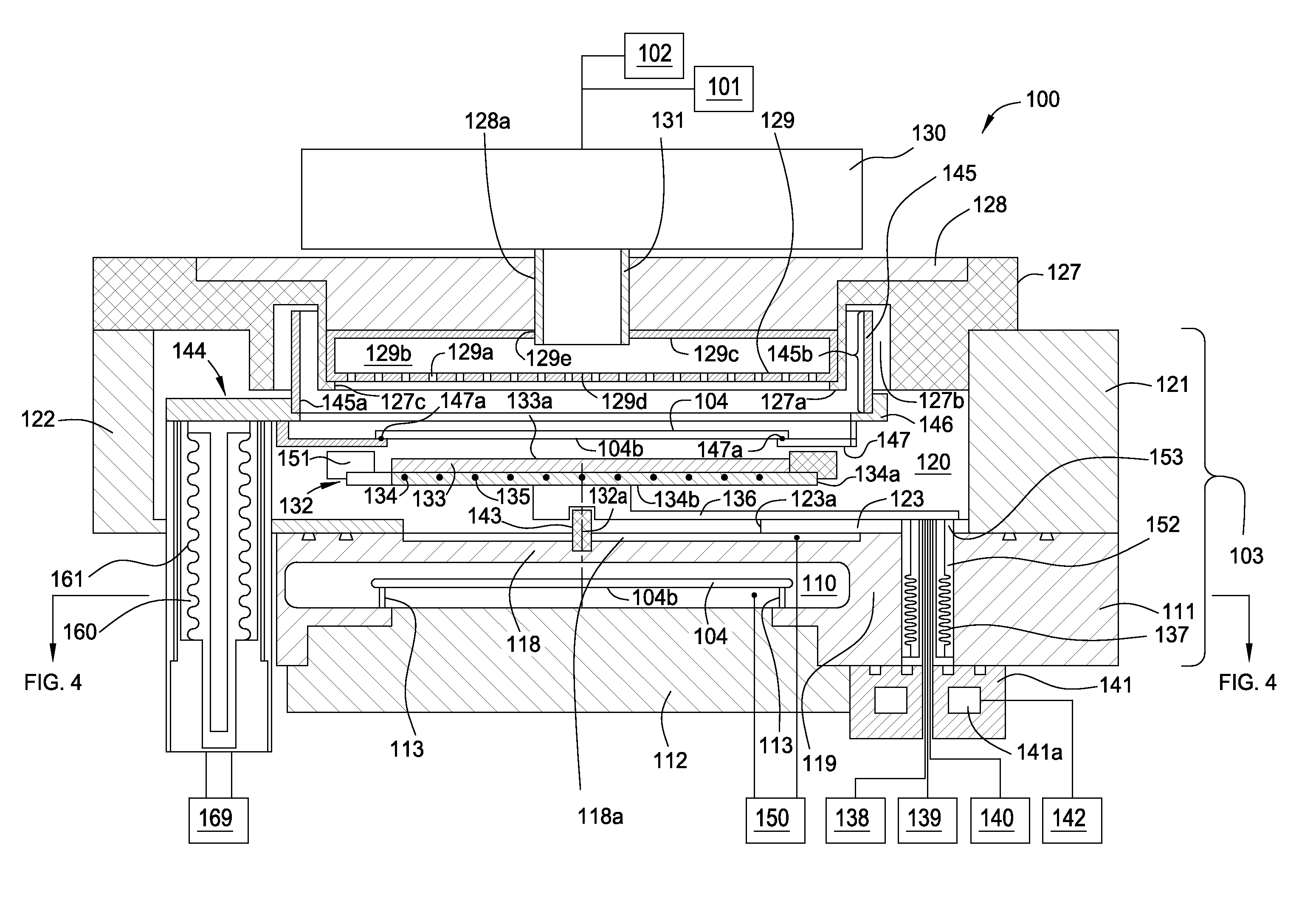 Abatement and strip process chamber in a dual loadlock configuration