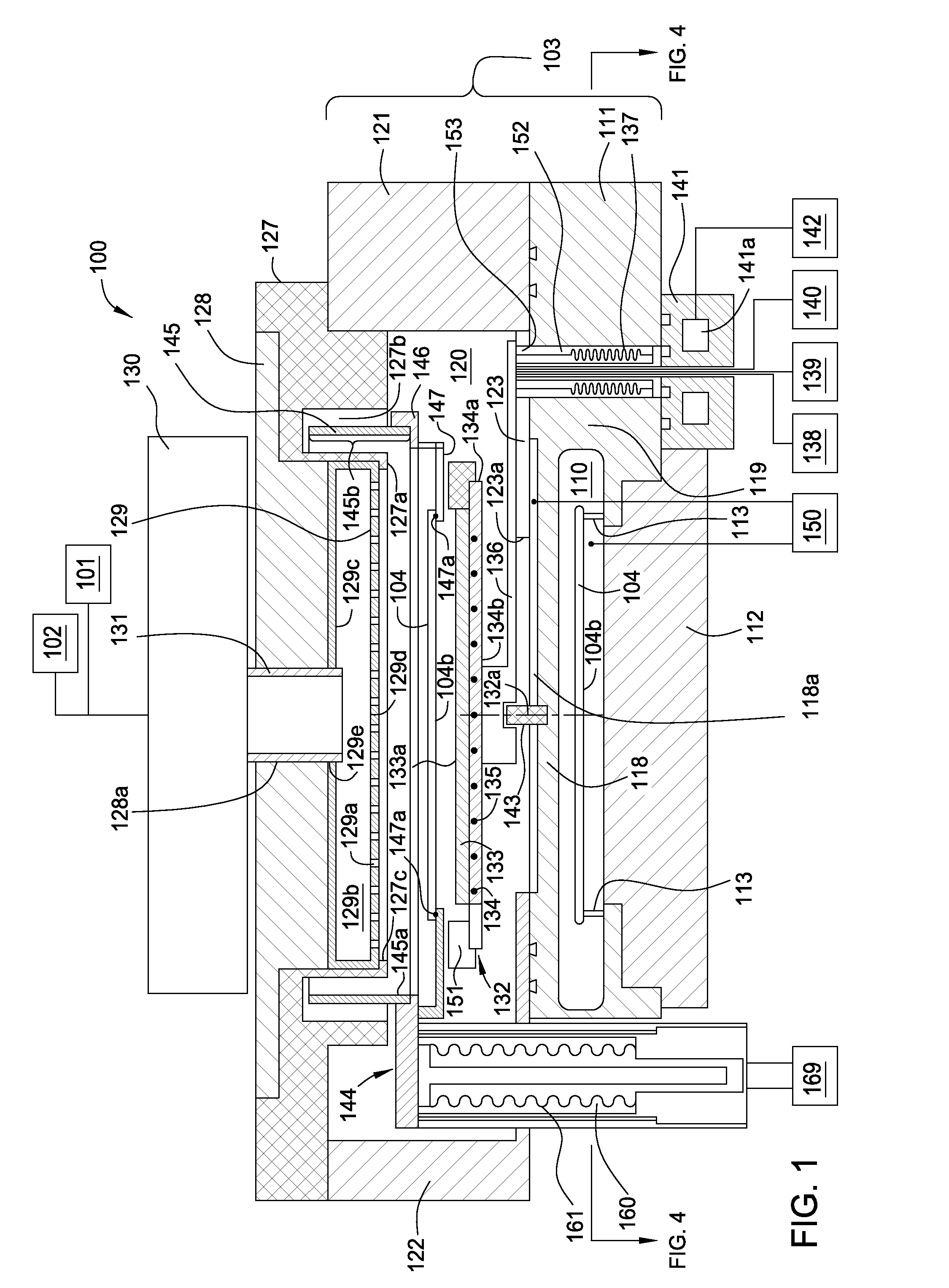 Abatement and strip process chamber in a dual loadlock configuration