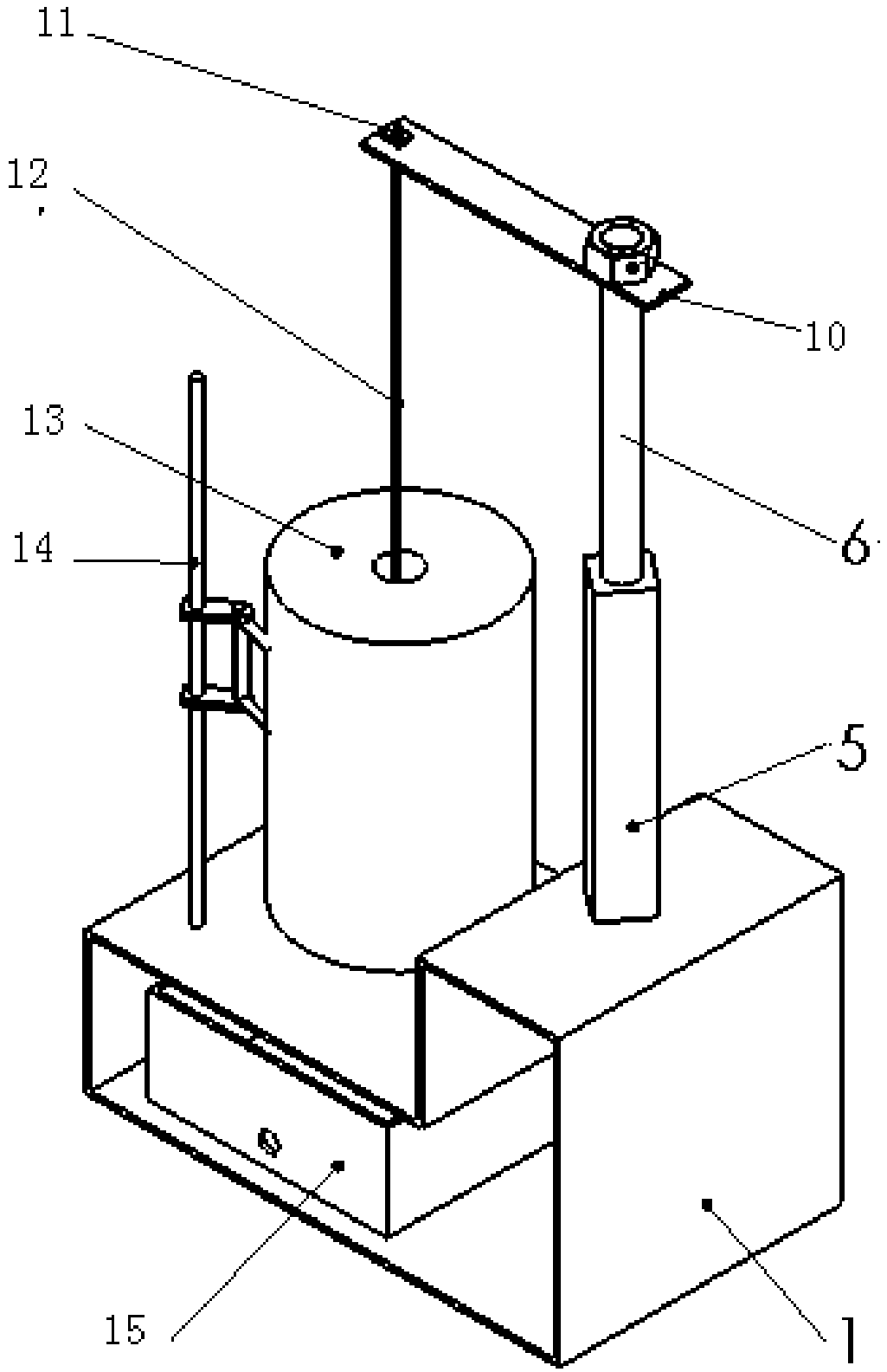 A thermal fatigue testing machine