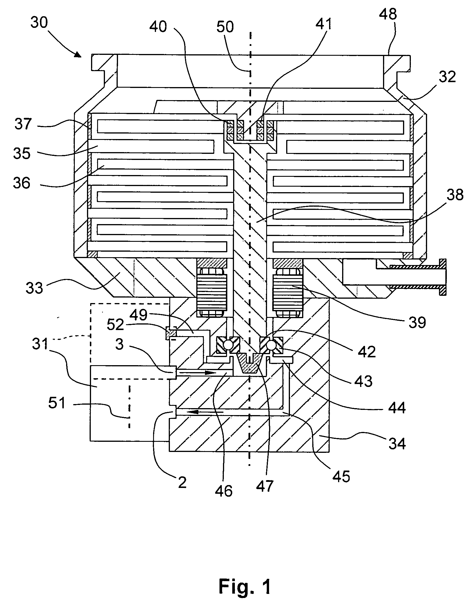 Vacuum pump with a lubricant pump