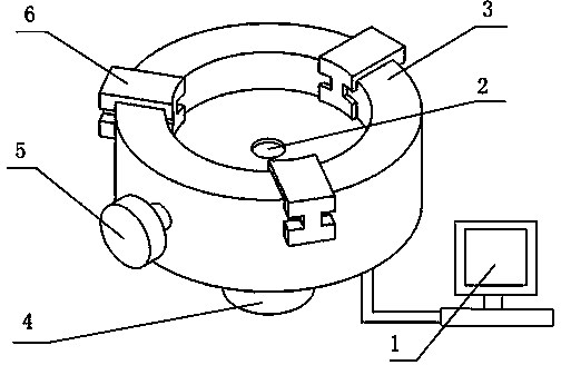 Simple flyer sticking and clamping special device and usage thereof