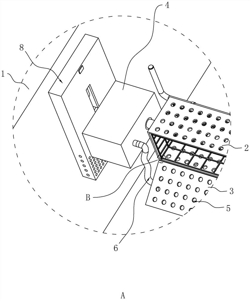 Garden riverway ecological environment protection and restoration device