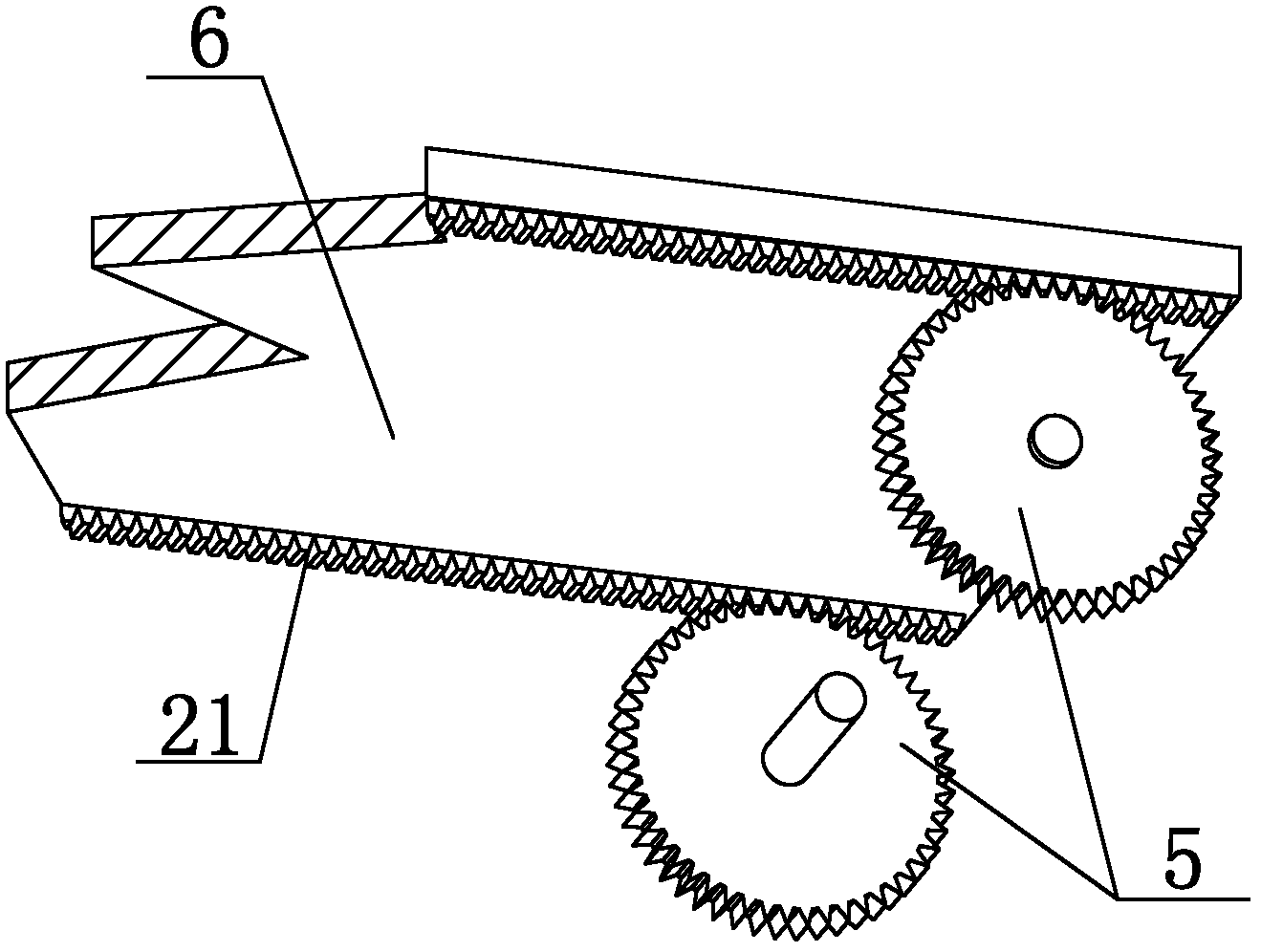 Method and device for receiving material by plurality of material receiving devices through unloading equipment