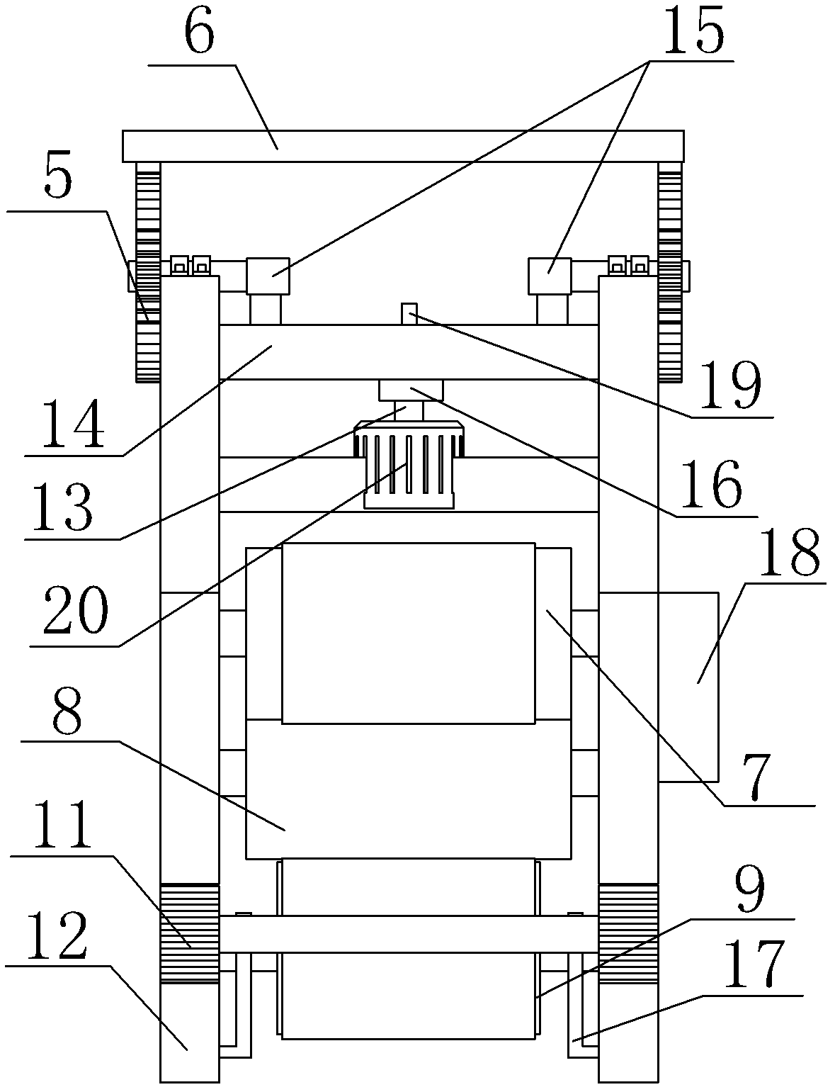 Method and device for receiving material by plurality of material receiving devices through unloading equipment