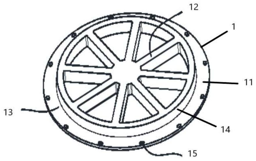 Shape correcting device for titanium alloy hemispherical shell and shape correcting method of shape correcting device