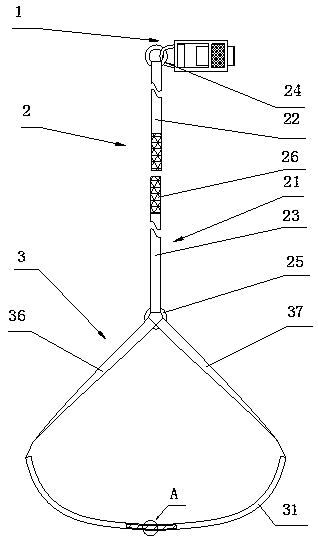 Traction device for postoperative recovery of prostate electroresection