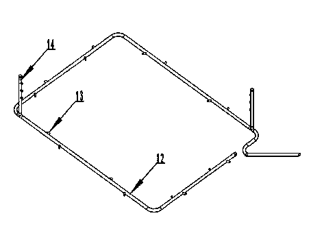 Offshore oil platform cabin tank circulating stirring flushing method and stirring flushing system thereof