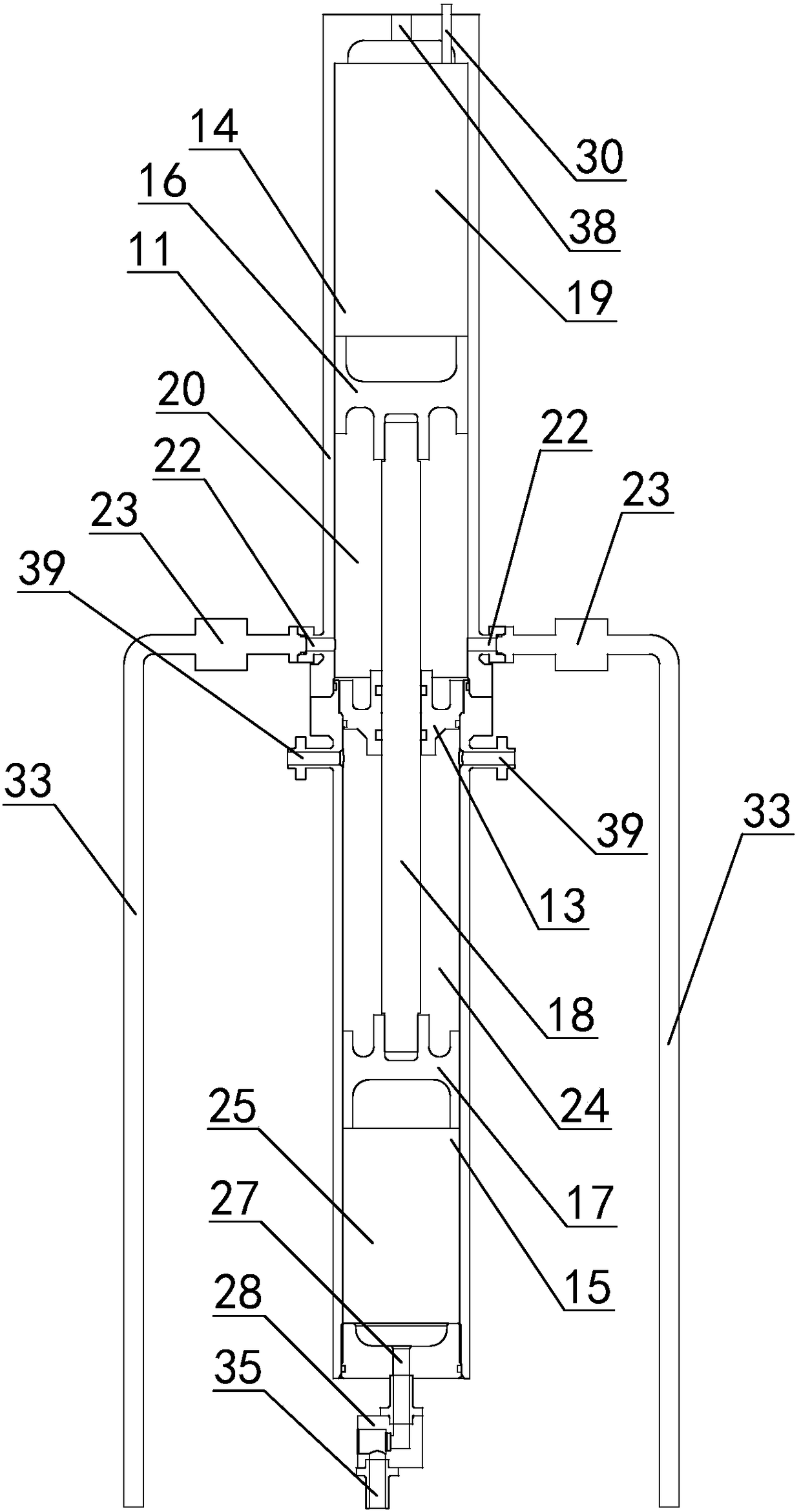 A high-efficiency energy storage supercharger