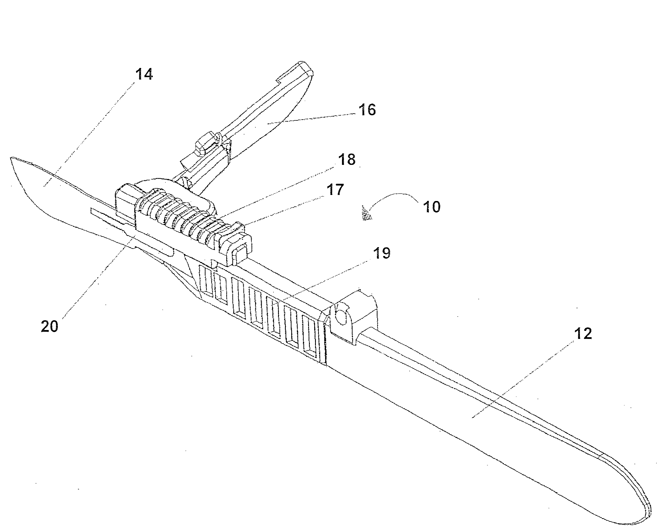 Shielded scalpel