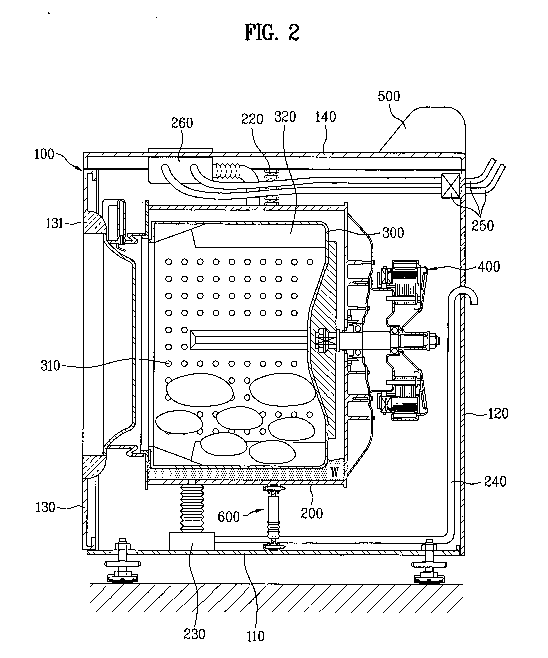 Damper assembly and washing machine using the same