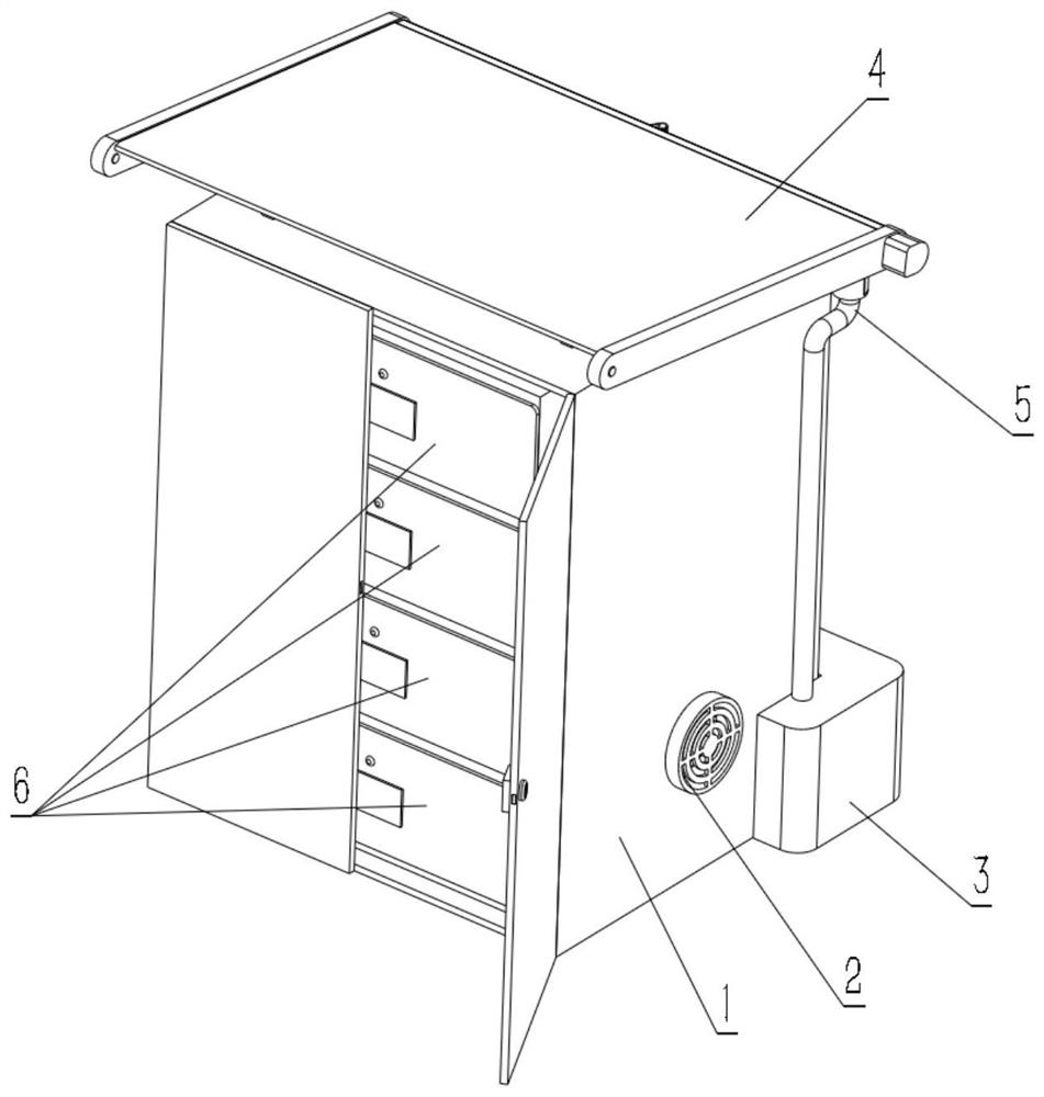 Low-voltage power distribution control device