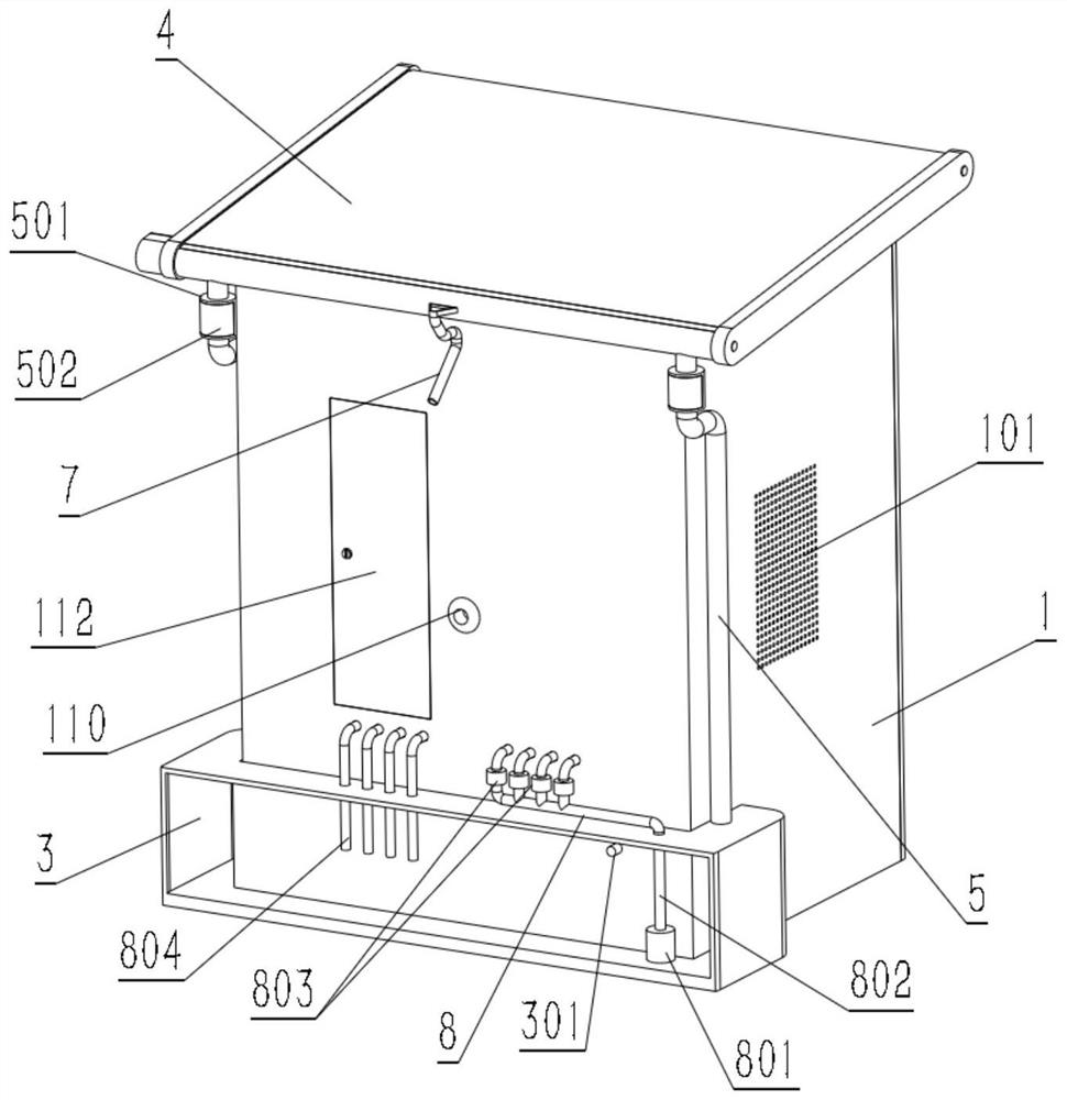 Low-voltage power distribution control device