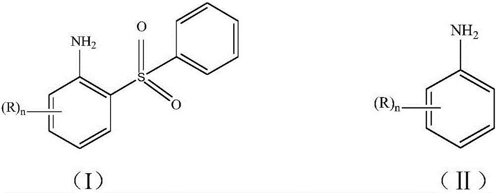 Method for preparing aryl sulfonic acid compound based on C-H activated arylamine