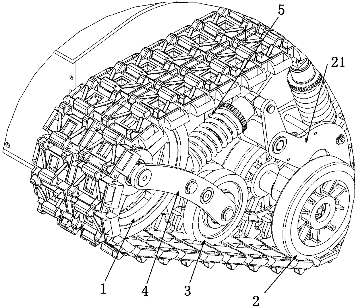 Walking mechanism, crawler-type walking system and movement machinery