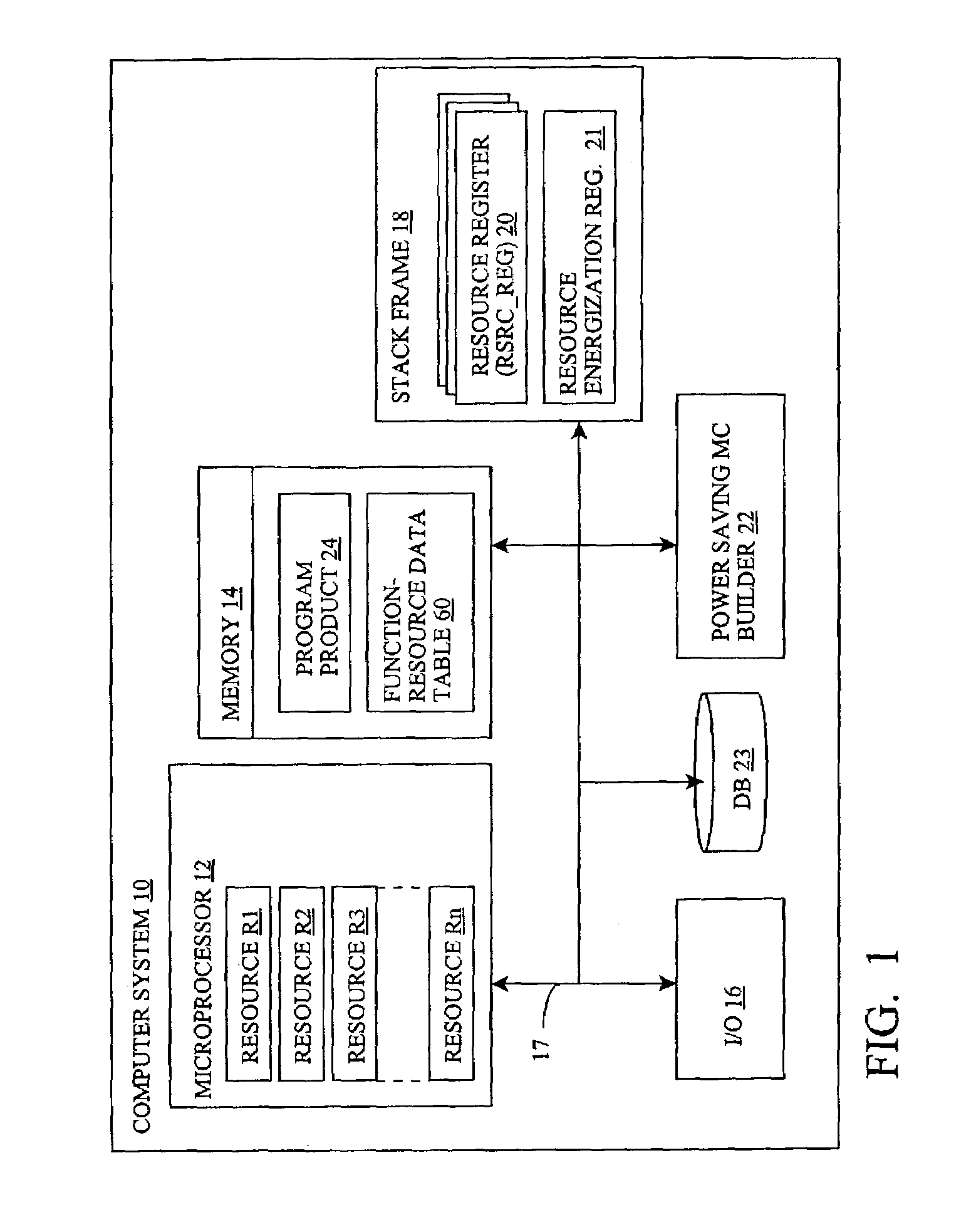 Machine code builder derived power consumption reduction