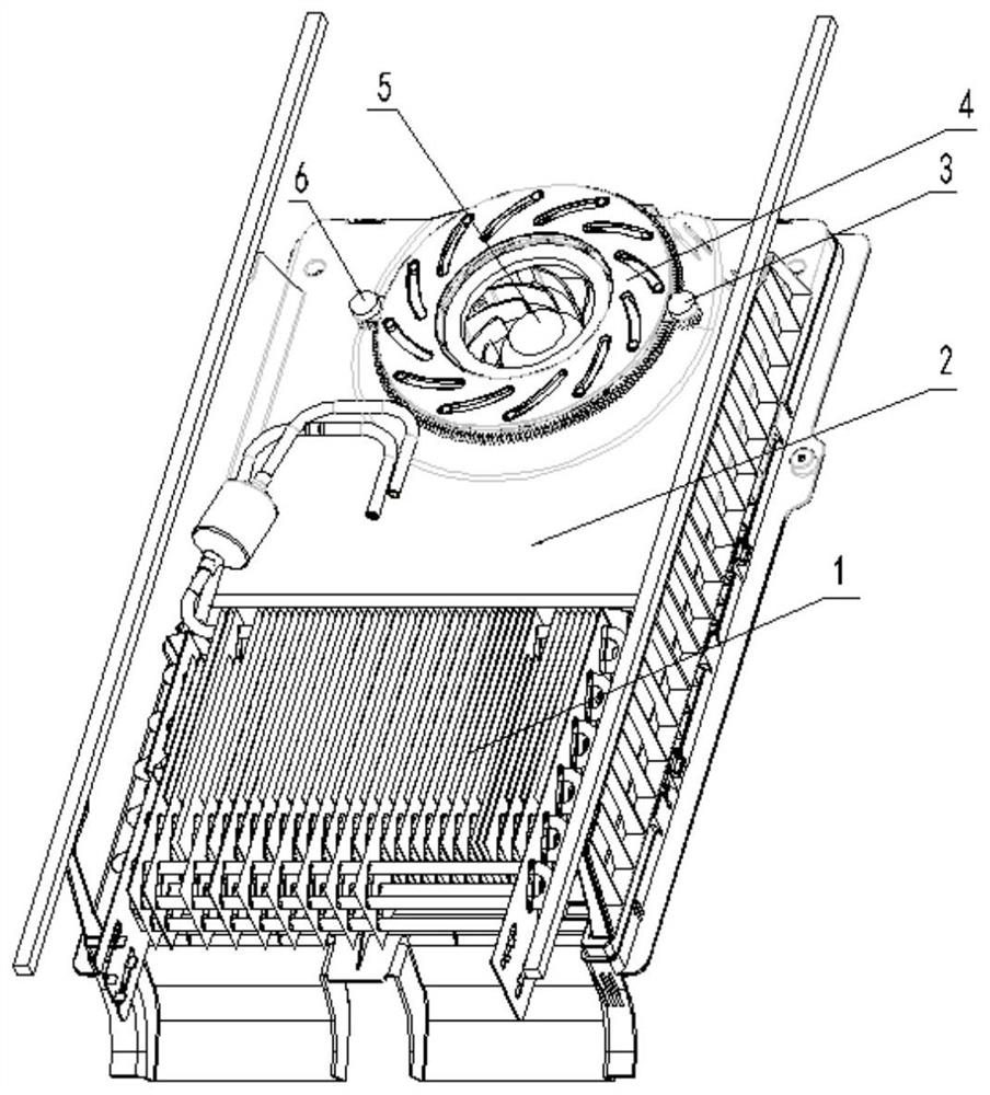 Partition device, refrigerator and defrosting method