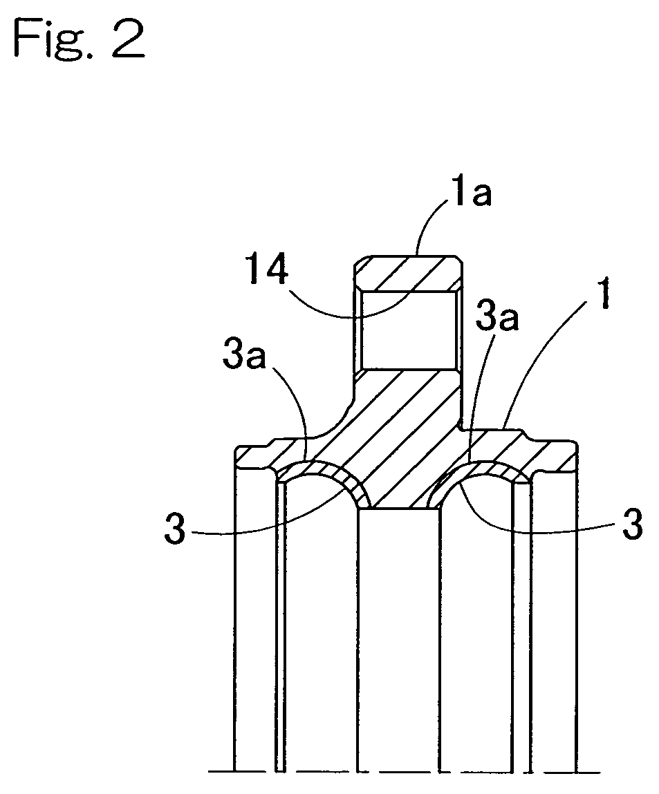 Wheel support bearing assembly