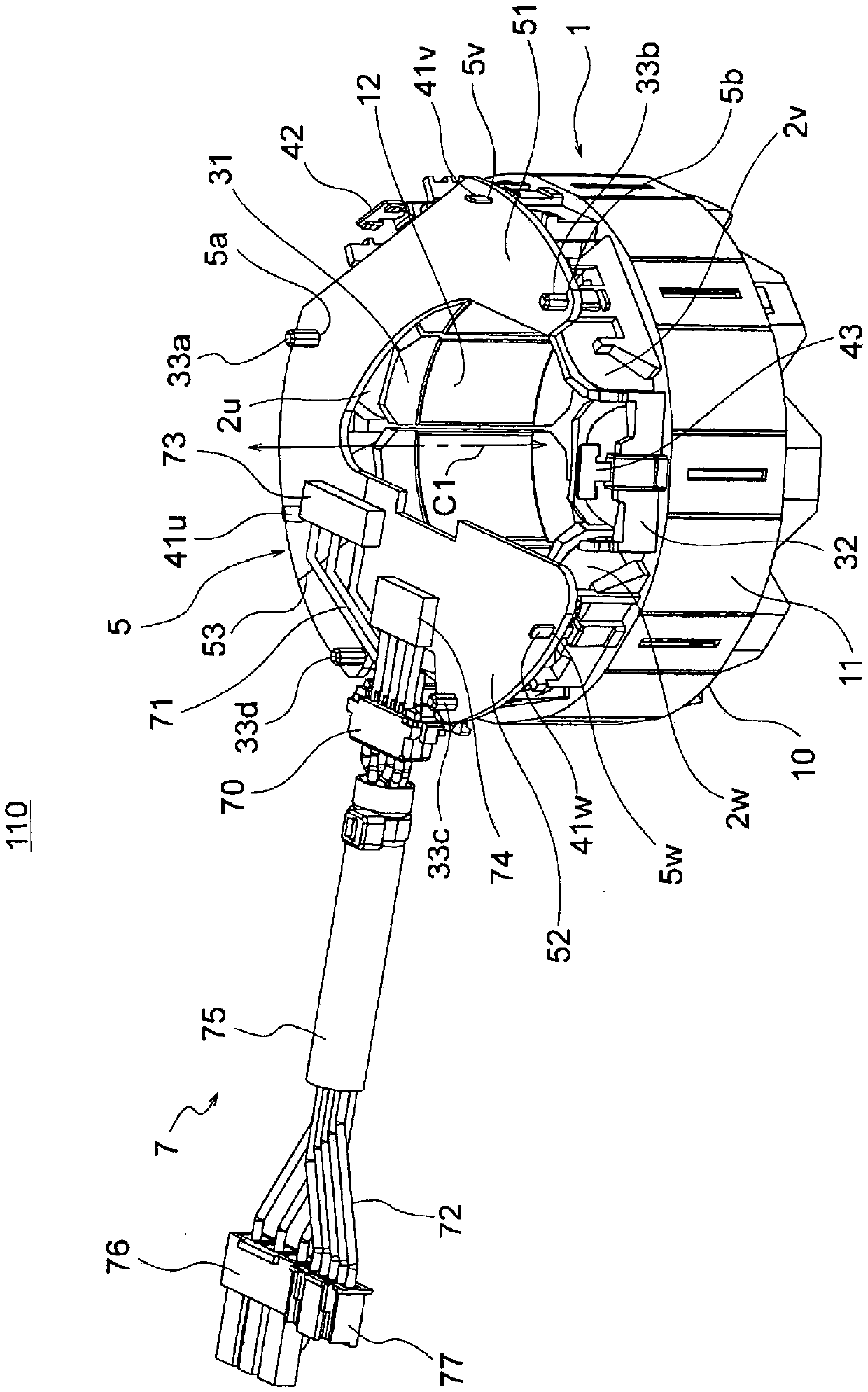 Motor and air-conditioning device