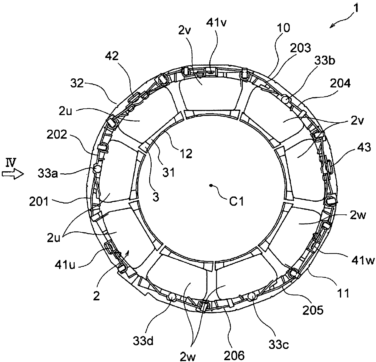 Motor and air-conditioning device