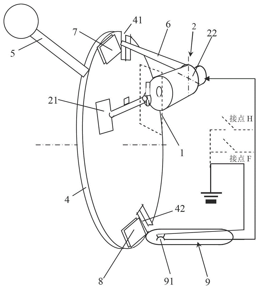 Lock cylinder software type anti-misoperation mechanism for five-prevention 10kV switching cabinet