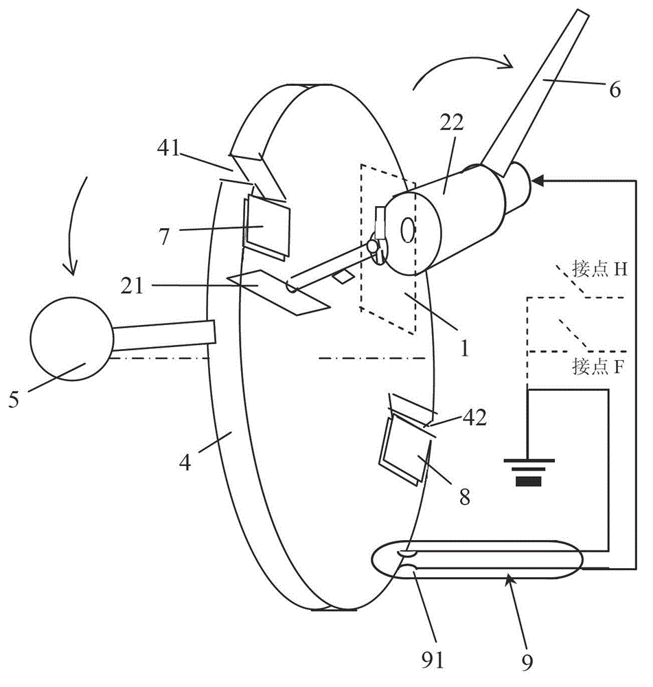 Lock cylinder software type anti-misoperation mechanism for five-prevention 10kV switching cabinet