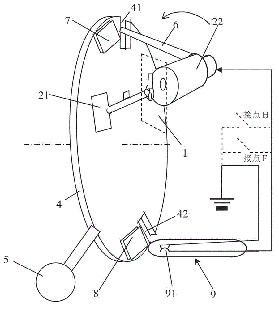 Lock cylinder software type anti-misoperation mechanism for five-prevention 10kV switching cabinet