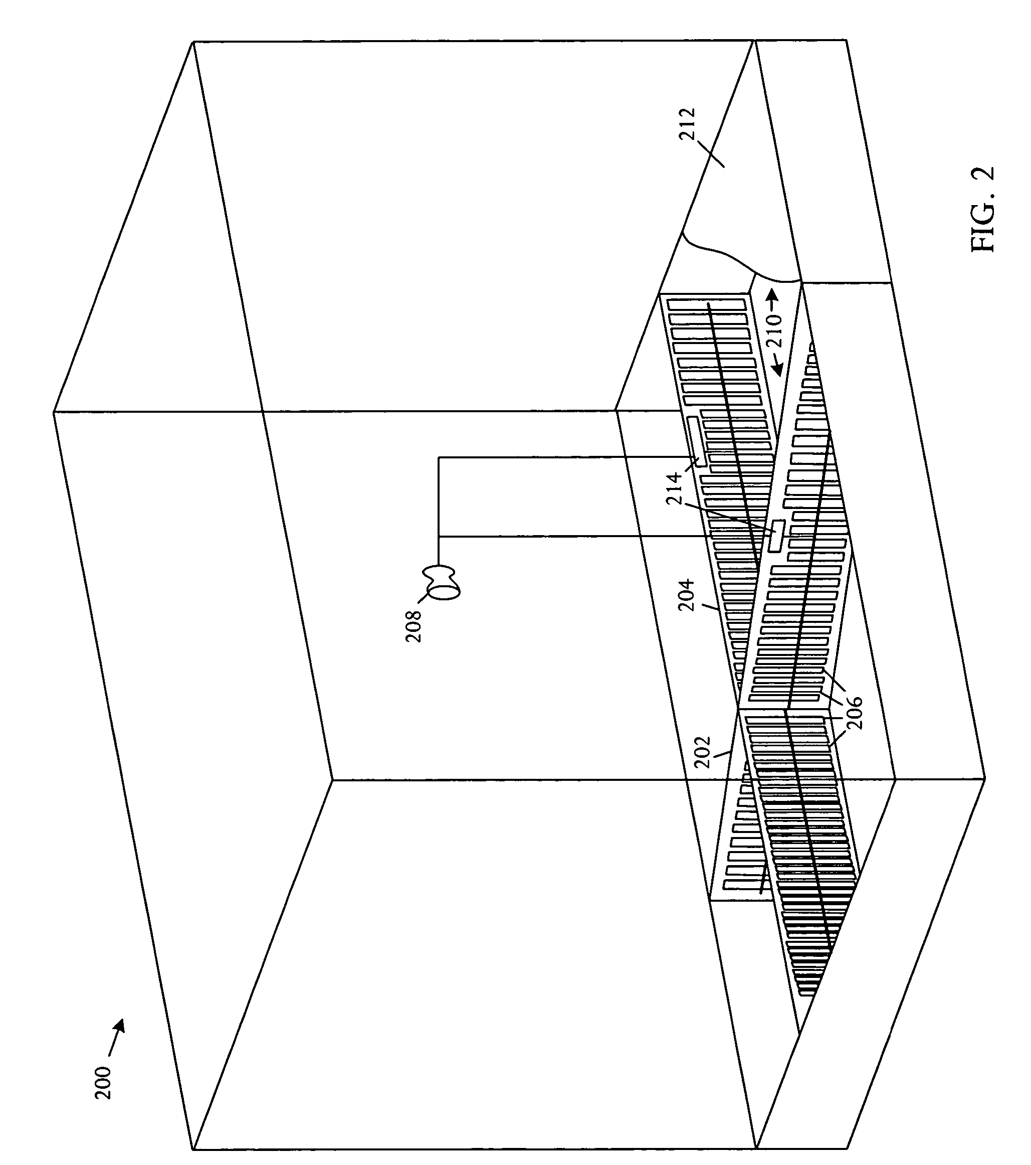 Airflow distribution control system for usage in a raised-floor data center