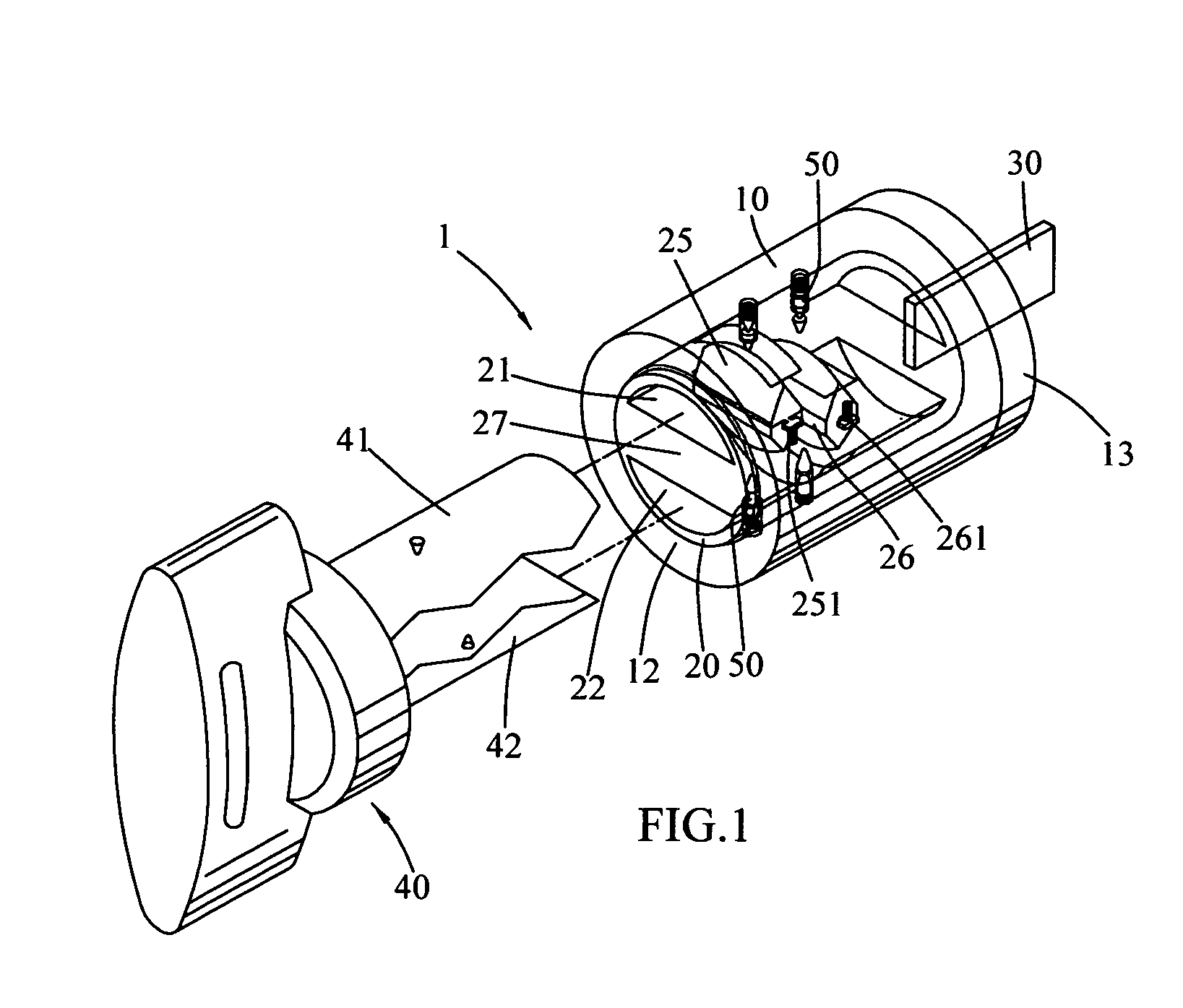 Lock barrel and a driving part for the same