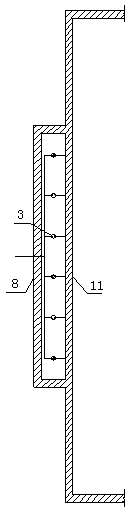 Ventilated air conditioning wall for multi-storey building