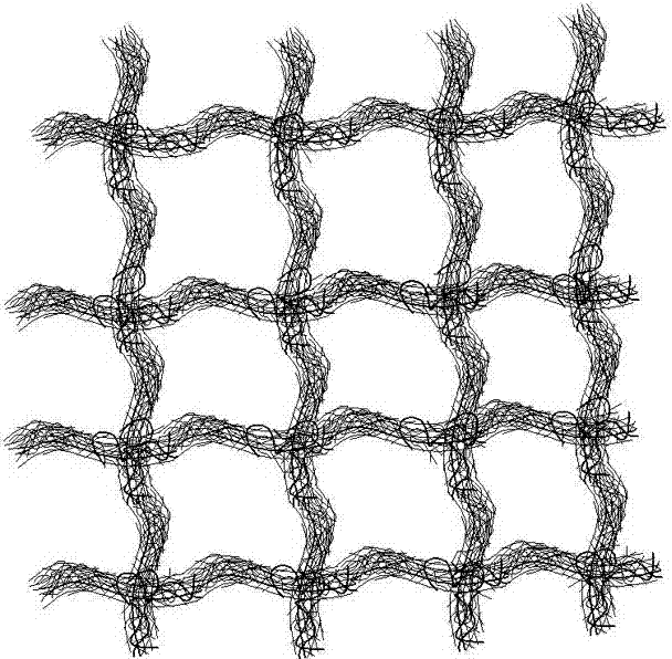 Metal-wire-containing electric heating fabric suitable for severe environment