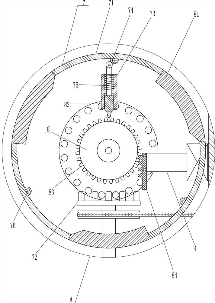 A batch screw automatic dismantling machine