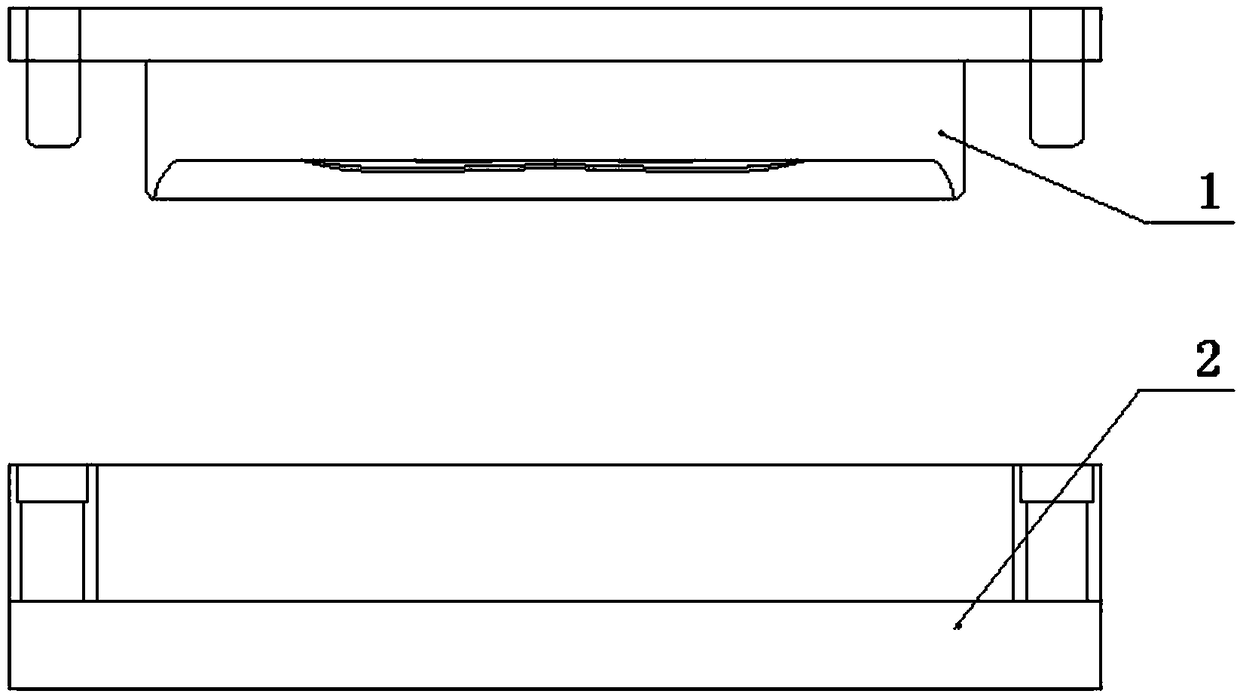 Improved production technology for mold-pressed wood part coated with melamine impregnated abrasion-resistant paper