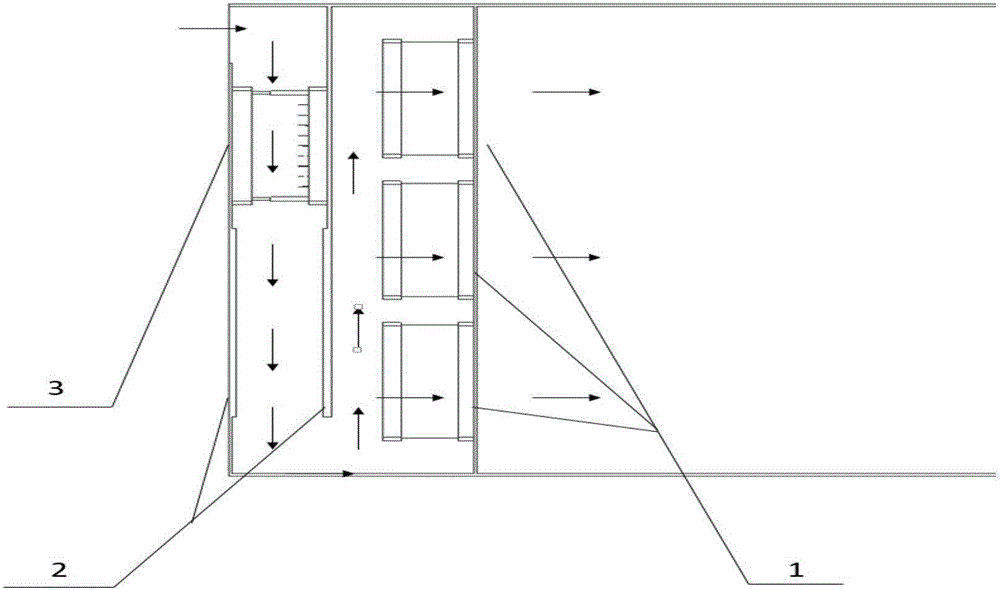 Ionic wind dedusting ventilation cabinet