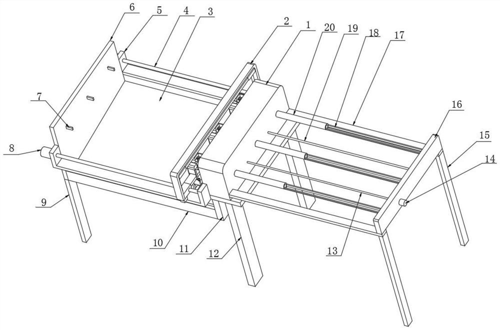 Brass rod multi-station straightening equipment with traction function