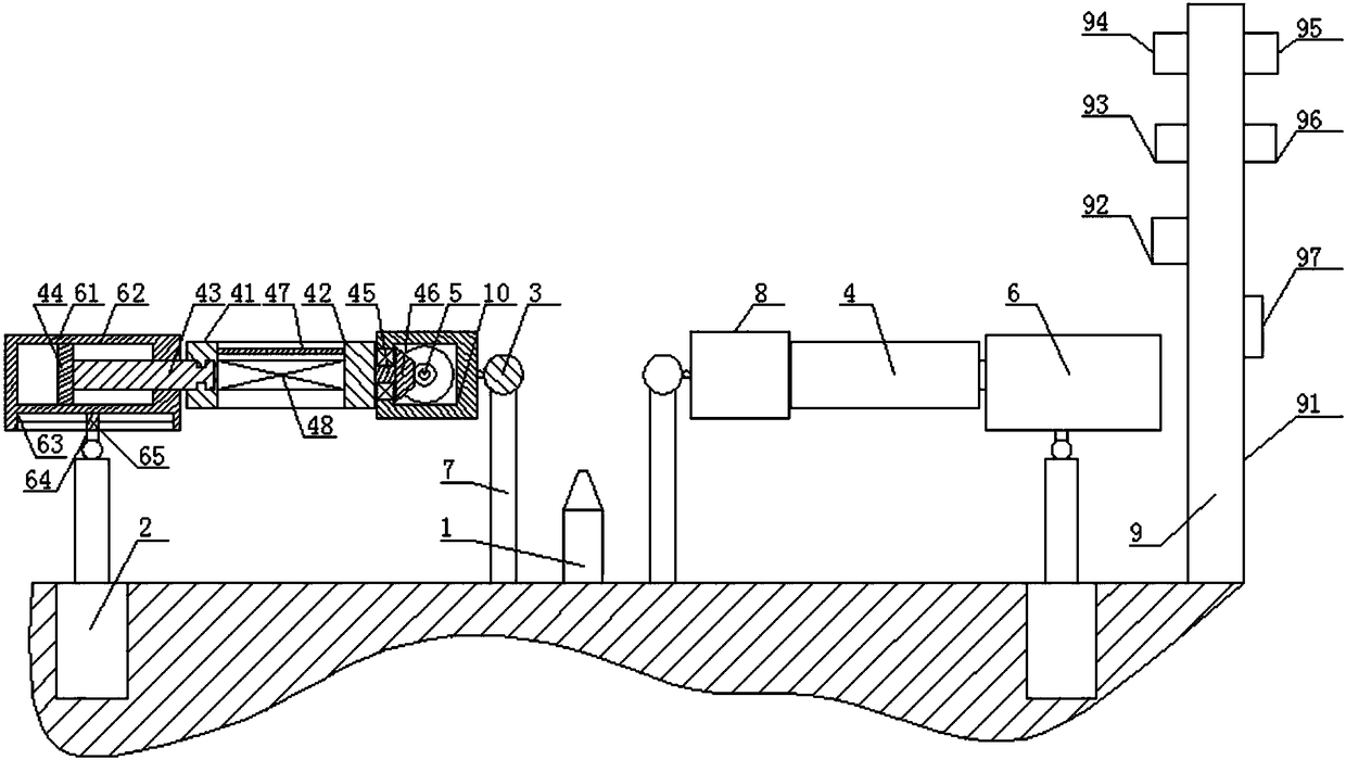 Anti-atomization device for water curtain projection