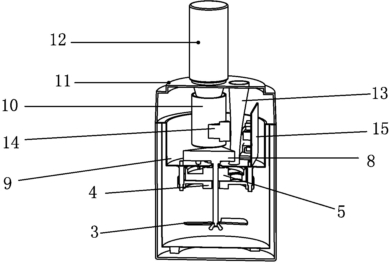 Full-automatic grinder for soybean milk and other drinks