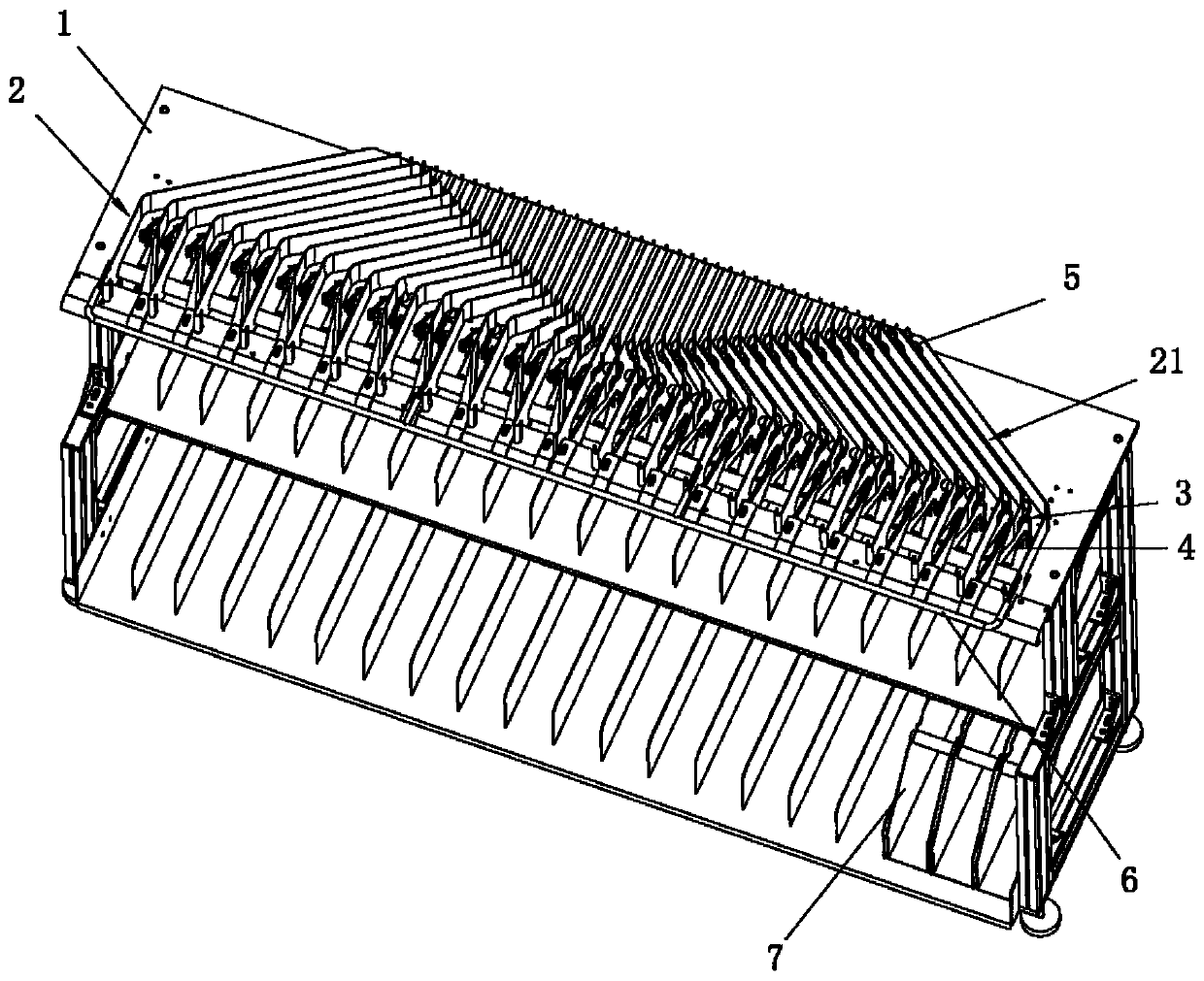 Material guide device