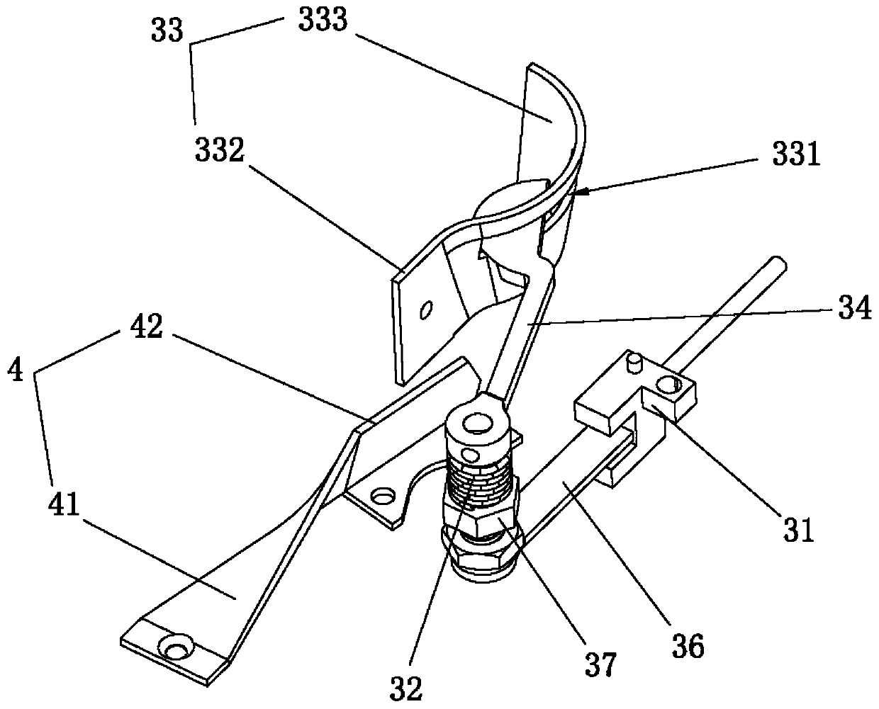 Material guide device