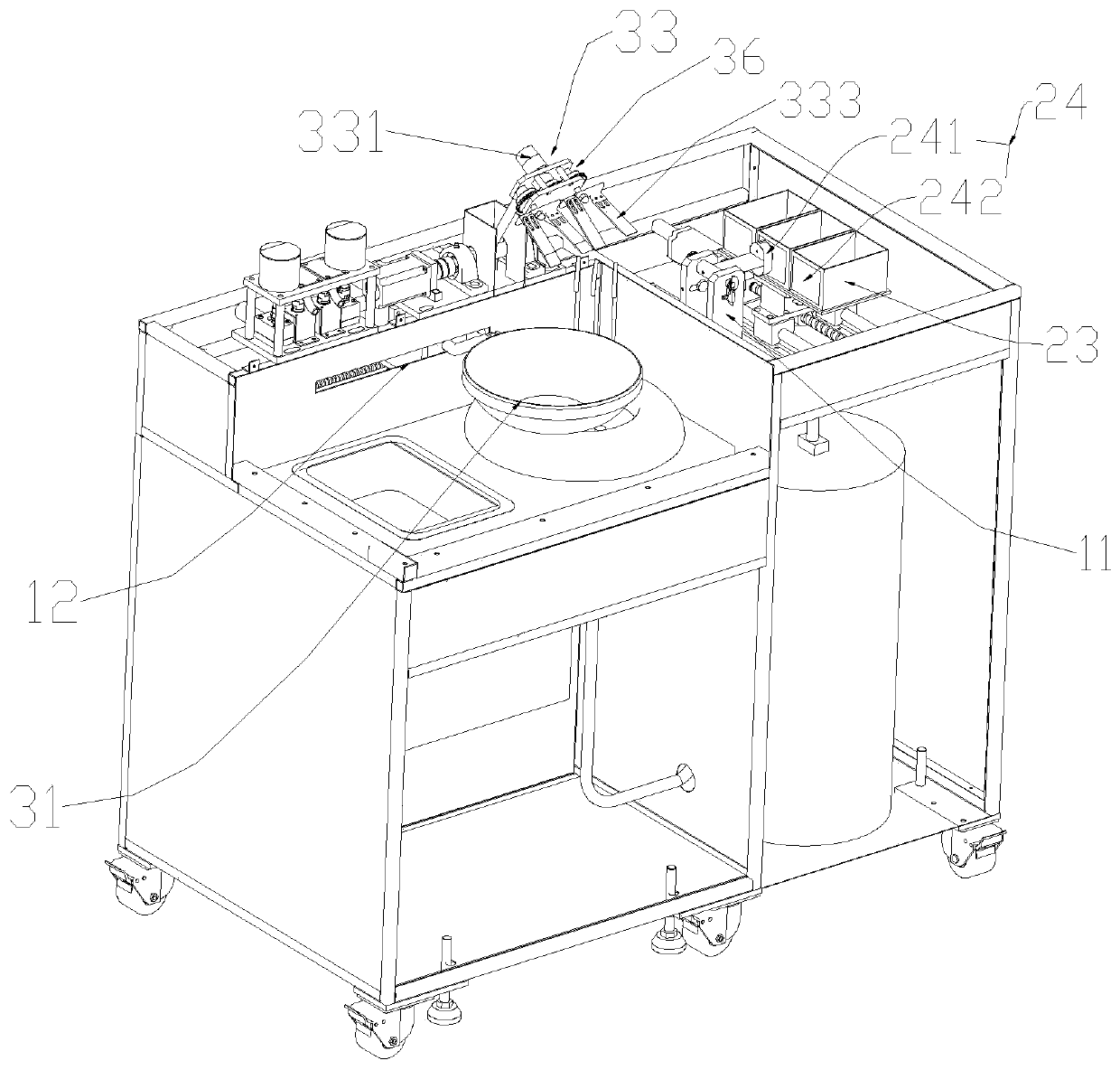 Automatic cooker for kitchen