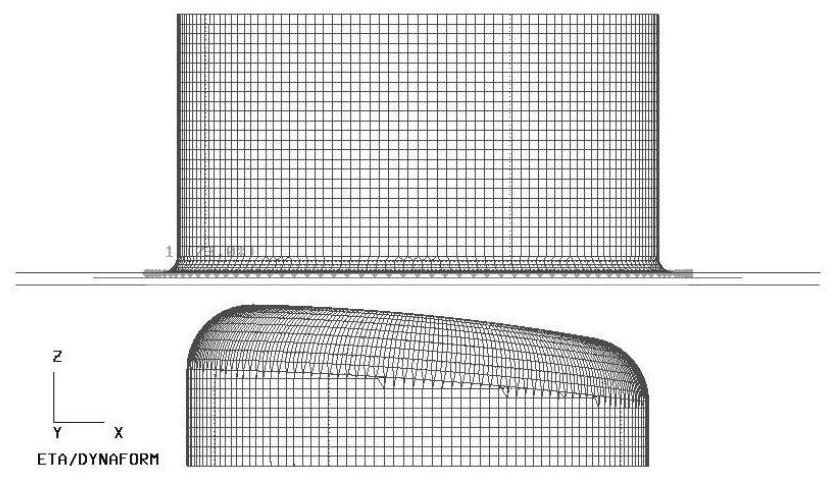 Multi-objective optimization method based on fusion of Dynaform and intelligent algorithm