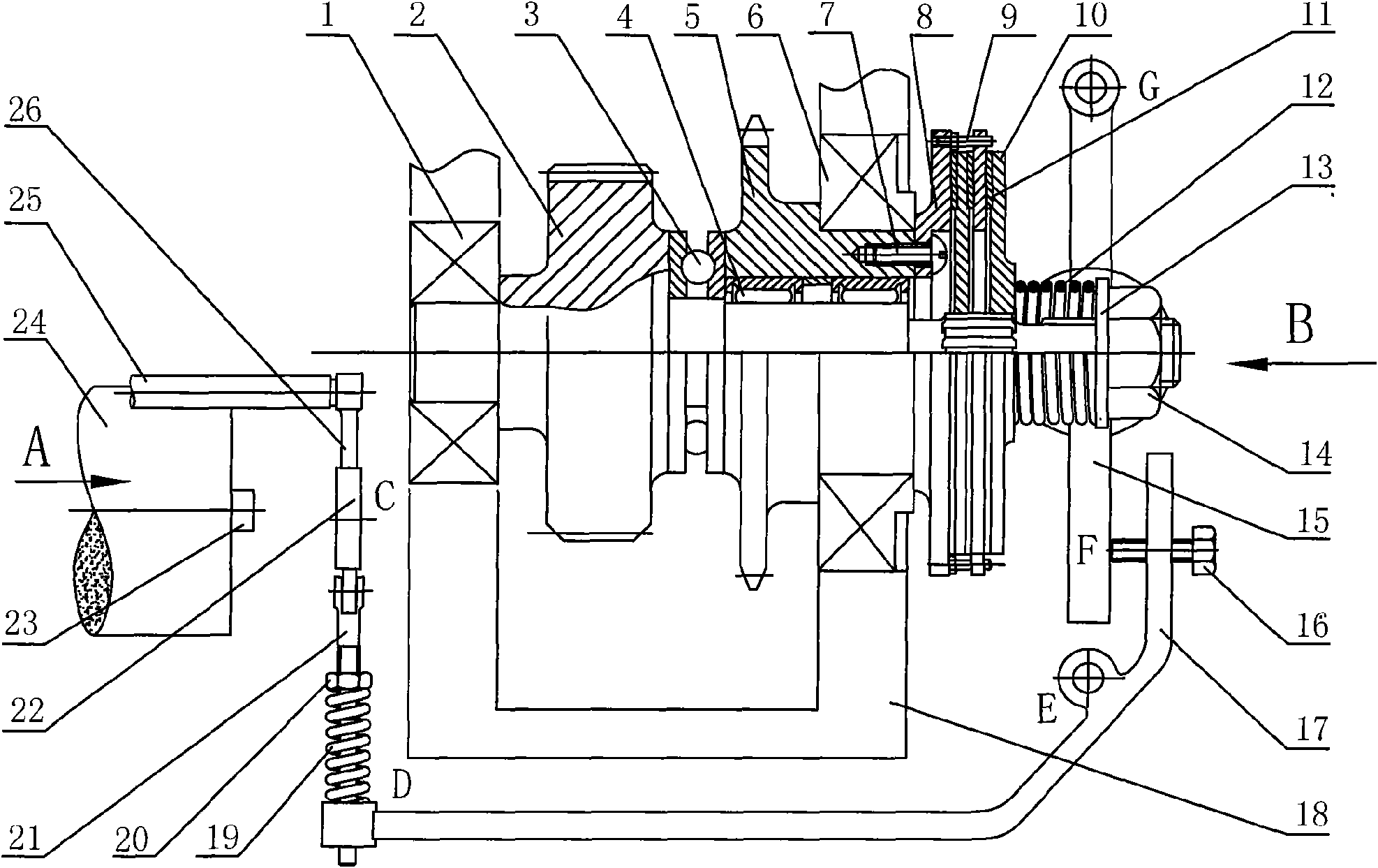 Cloth-rolling device of weaving machine