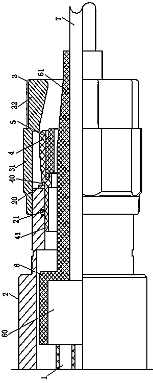 Connector tail attachment and bonding sleeve