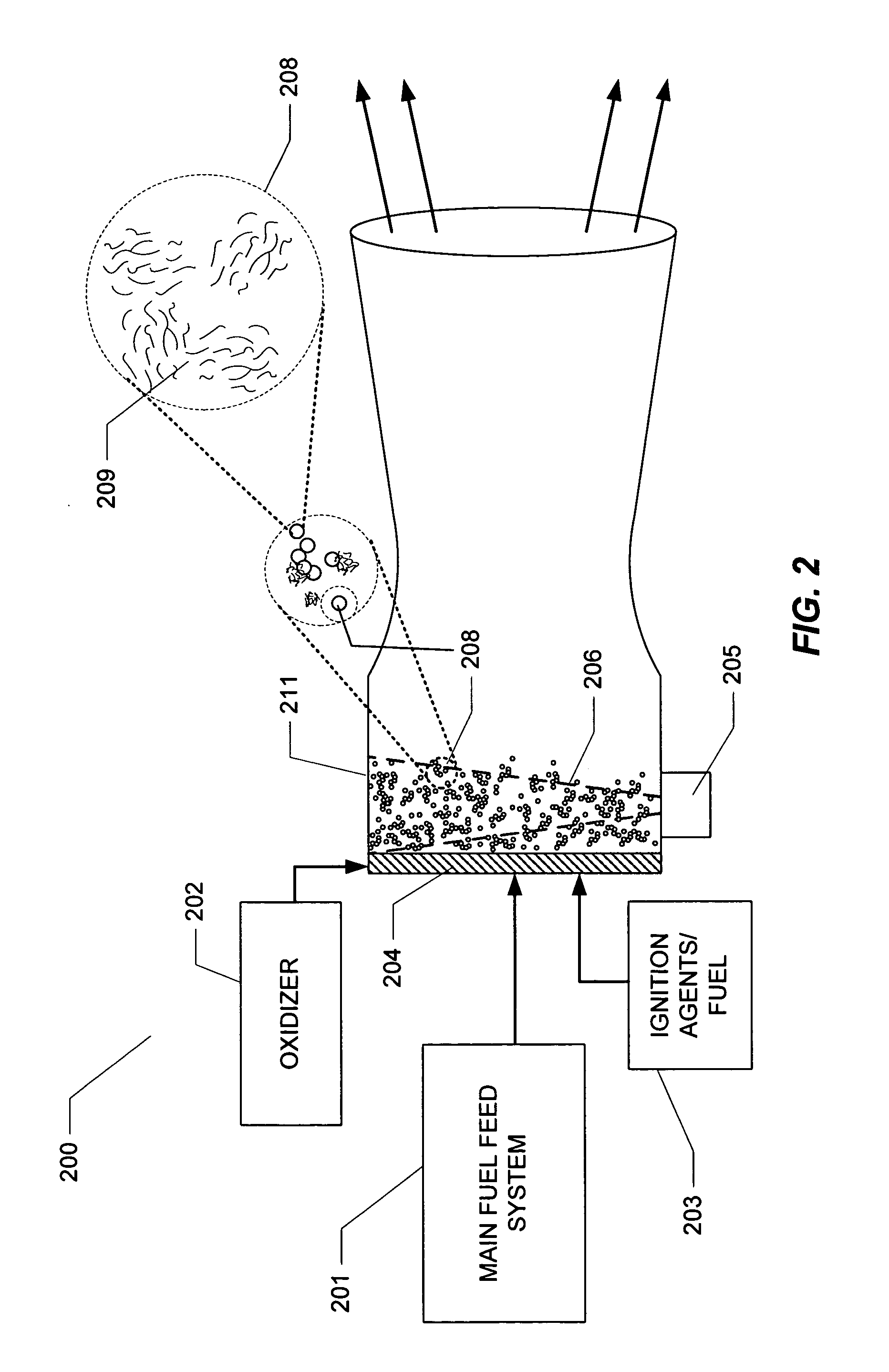 Method for distributed ignition of fuels by light sources