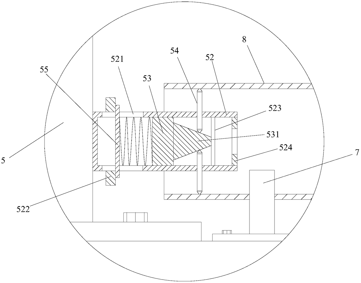 Automatic welding device for machining