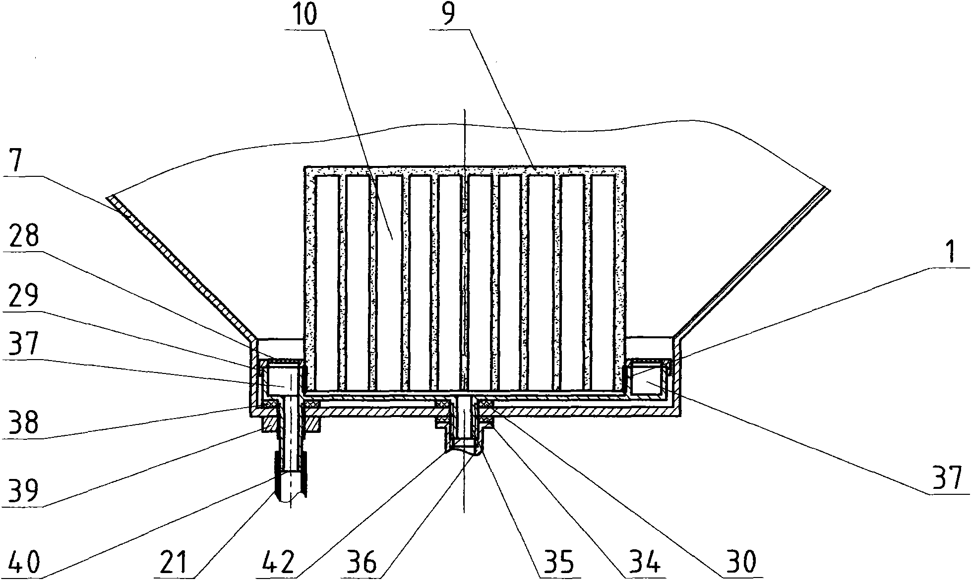 Aeration type micropore ceramic water purification apparatus